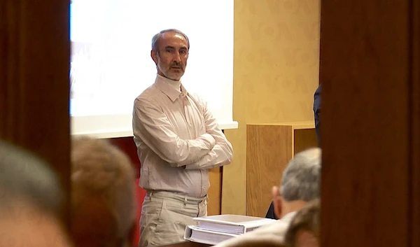 Hamid Nouri at the Swedish court of law. (Wikimedia)