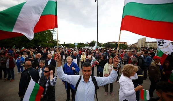 Bulgarian protesters demonstrate in Sofia, Bulgaria, May 21, 2023 (BTA)