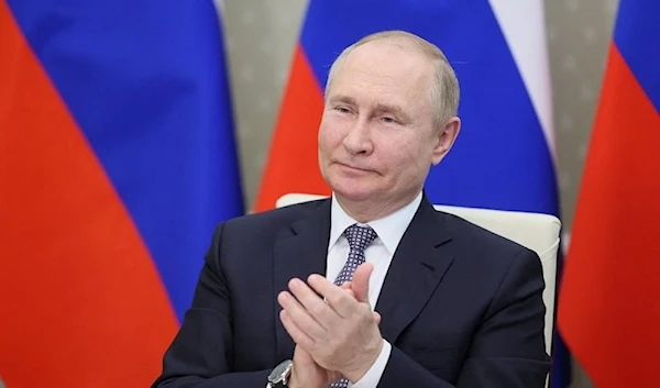 Russian President Vladimir Putin attends a BRICS+ meeting during the BRICS summit via a video link in the Moscow region, Russia June 24, 2022. (Reuters)