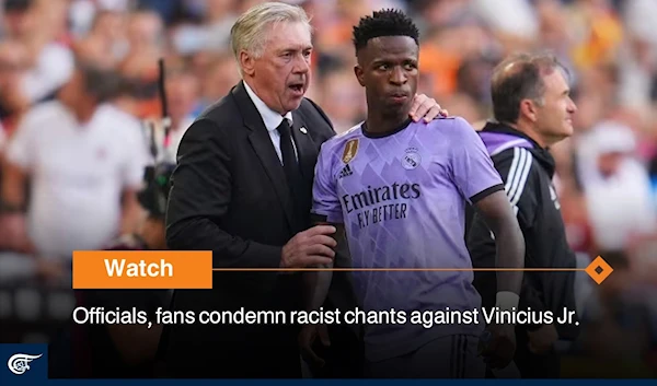 Officials, fans condemn racist chants against Vinicius Jr.