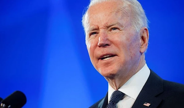 US President Joe Biden makes remarks during the U.S. Conference of Mayors 90th Winter Meeting in Washington, U.S., January 21, 2022. (Reuters)