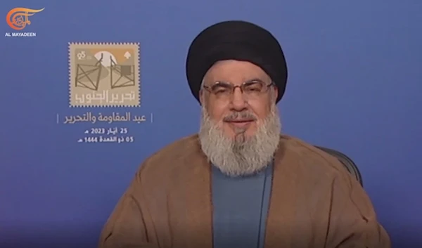 The Secretary-General of Hezbollah Sayyed Hassan Nasrallah