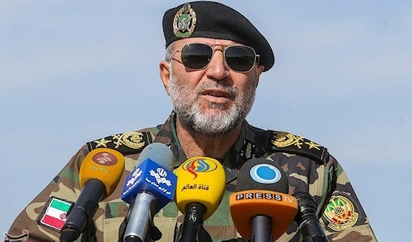 Image of Kioumars Heydari visiting the exercise of authority 97, January 25, 2019. (Tasnim)