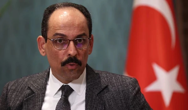 Ibrahim Kalin, Turkish President Tayyip Erdogan's spokesman and chief foreign policy adviser, speaks during an interview with Reuters in Istanbul, Turkey May 14, 2022. Picture taken May 14, 2022. (Reuters)