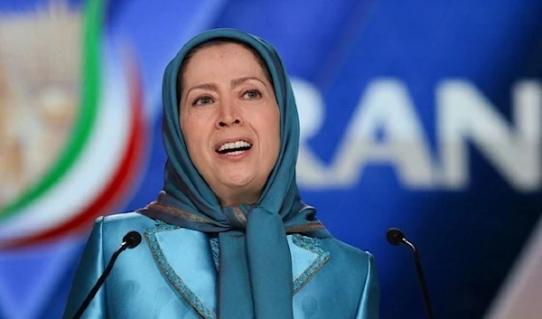 A clip of the incident seen by the AP showed the faces of MEK leaders Massoud Rajavi and his wife, Maryam Rajavi, suddenly superimposed on the channel’s regular 3 p.m. news programming. (AFP)