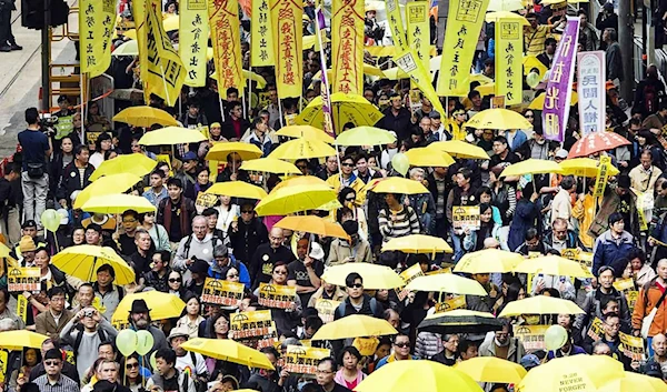 A color revolution in Taiwan. (Reuters)