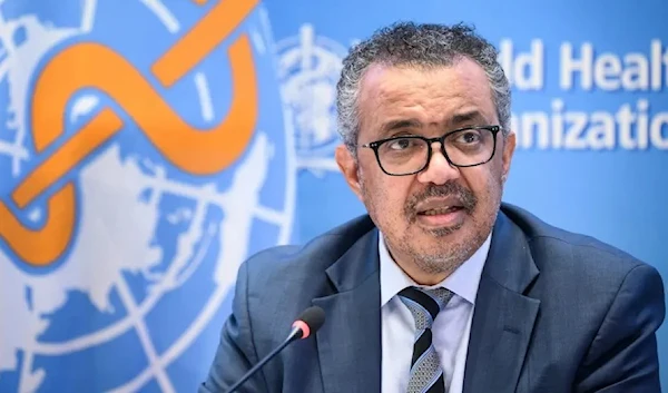 WHO Director-General Tedros Adhanom Ghebreyesus speaks during a press conference, Geneva December 20, 2021 (AFP)