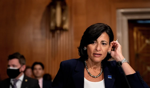 Rochelle Walensky, Director of the Centers for Disease Control and Prevention, looks on prior to a Senate Health, Education, Labor, and Pensions Committee hearing on Capitol hill in Washington, D.C., U.S., July 20, 2021 (Reuters)