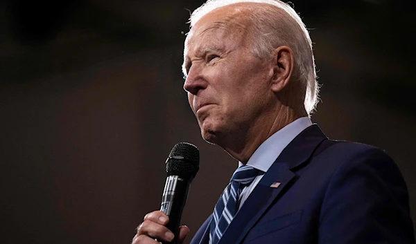 President Joe Biden speaks at Wilkes University in Wilkes-Barre. (AFP)