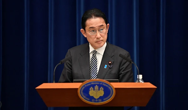 Japan's Prime Minister Fumio Kishida attends a news conference in Tokyo, Japan April 26, 2022 (Reuters)