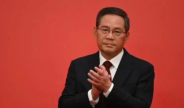 China Premier Li Qiang at the Great Hall of the People in Beijing. (AFP)