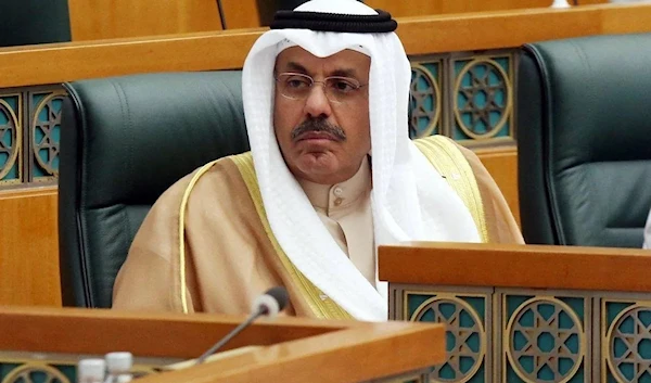 Sheikh Ahmed Nawaf Al-Ahmad Al-Sabah in Kuwait City, on 15 March 2022 (AFP)