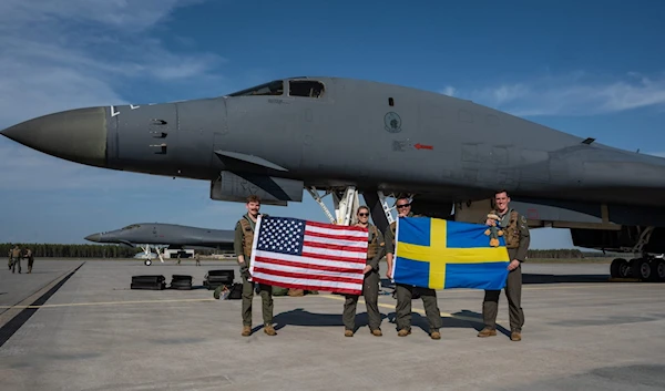 US bombers land in Sweden for the first time 'in modern history'