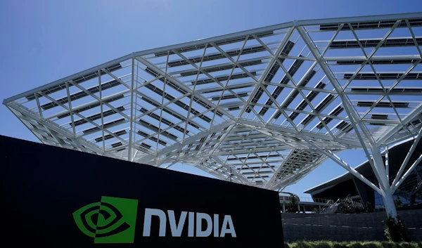 A Nvidia Corporation sign is shown in Santa Clara, California, United States, May 31, 2023 (AP)