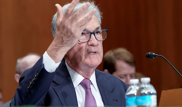 Federal Reserve Chairman Jerome Powell testifies during a Senate Banking Committee hearing, June 22, 2023, on Capitol Hill in Washington (AP)