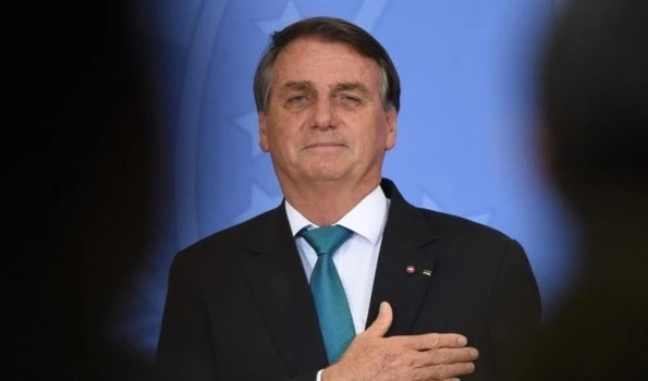 Brazil’s far-right former President Jair Bolsonaro. (AFP)