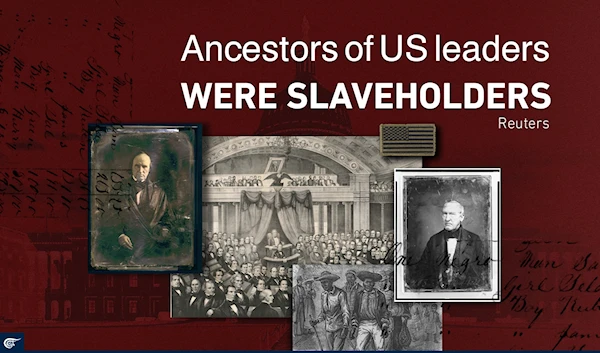 Ancestors of US leaders were slaveholders