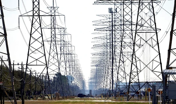 Power lines are shown in Houston, Texas in an undated photo (AP)