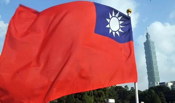 A Taiwanese flag flattering in Taipei (AFP)