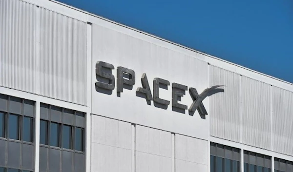 The exterior of SpaceX headquarters in Hawthorne, California as seen on July 22, 2018. (AFP)