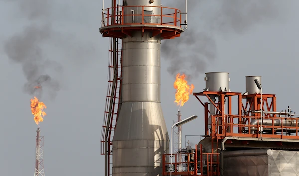 This March 16, 2019 file photo, shows a natural gas refinery at the South Pars gas field on the northern coast of the Gulf, in Asaluyeh, Iran. (AP)