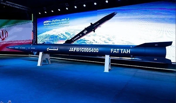 The Iranian Fattah missile (Tasnim)