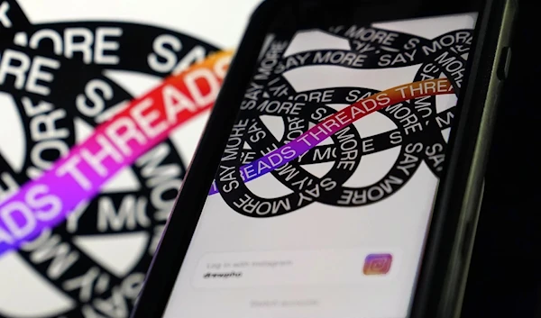 Meta's new app Threads appears in this photo taken on July 6, 2023, in New York. (AP)