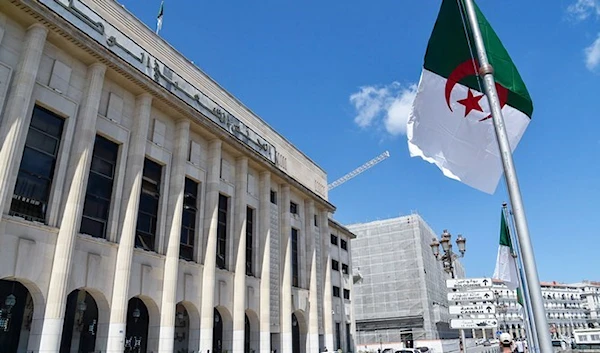 The People's National Assembly building during a voting session on constitutional reforms in the capital Algiers, on September 10, 2020 (AFP)