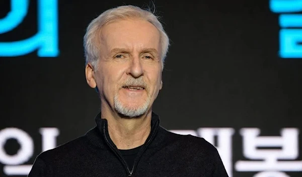 Canadian filmmaker James Cameron arrives for a press conference to promote his new film Avatar: The Way of Water in Seoul on December 9, 2022. (AFP)