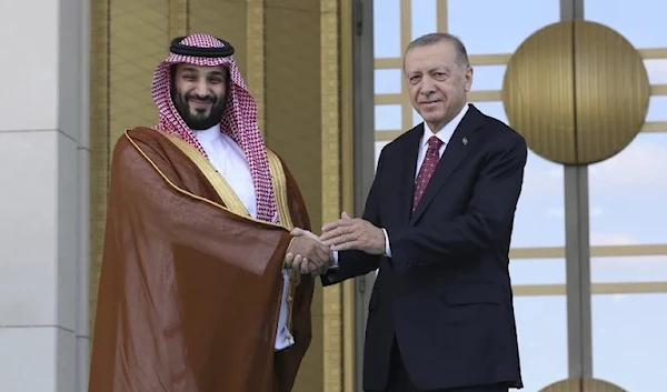 Erdogan is beginning a three-stop tour of Gulf states to raise trade and investment for Turkey’s floundering economy. The president will arrive in Jeddah, Saudi Arabia, on Monday, July 17, 2023. (AP)