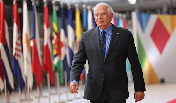 European Union foreign policy chief Josep Borrell arrives for the third EU-CELAC summit that brings together leaders of the EU and the Community of Latin American and Caribbean States in Brussels, Belgium, Monday, July 17, 2023. (AP)