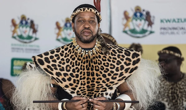 King Misuzulu Zulu attends the reenactment of the Battle of Isandlwana in which Zulu people thwarted a British invasion of Zululand in 1879 serving the British army its biggest defeat against an indigenous people, Isandlwana, January 21 2023.