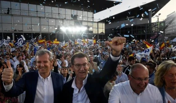 Spain's conservative PP wins elections, falls short of majority