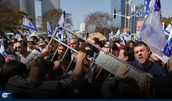 Clashes erupt between protesters and police in “Israel”