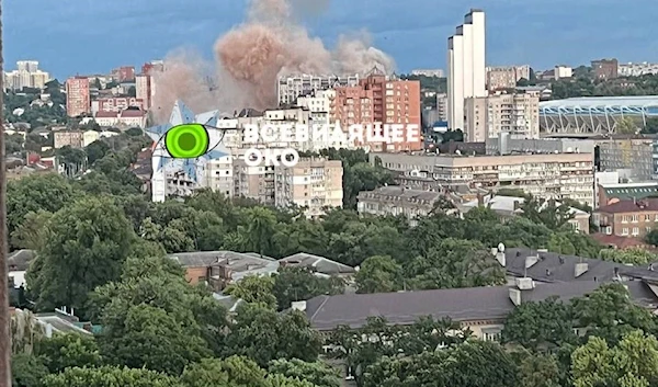 Photo showing the destruction in Dnieper, Ukraine, July 28, 2023 (ALL-SEEING EYE on Telegram)