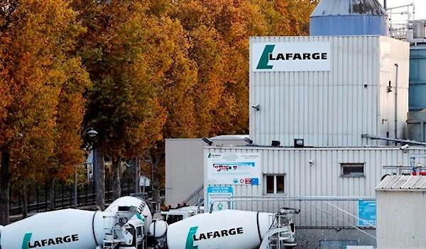 A site of cement maker Lafarge is pictured in Paris, November 14, 2017. (AP)