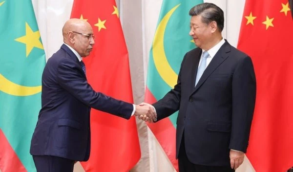 On the morning of December 9, 2022 local time, President Xi Jinping met with Mauritanian President Mohamed Ould Ghazouani in Riyadh. (Chinese Foreign Ministry)