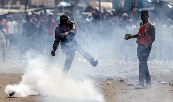 Opposition supporters during protests in Nairobi, on July 12, 2023. (AFP)