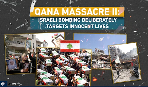 Qana massacre II: Israeli bombing deliberately targets innocent lives