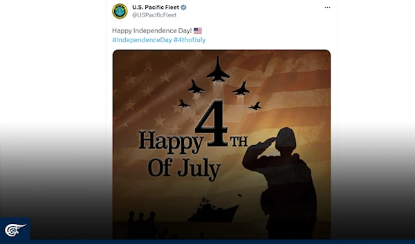 US Pacific Fleet celebrated 4th of July in an “embarrassing” tweet