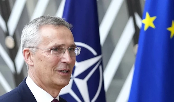 NATO Secretary General Jens Stoltenberg arrives for an EU summit at the European Council building in Brussels, Thursday, June 29, 2023. (AP)