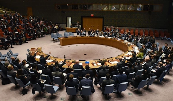 File photo of a United Nations Security Council (UNSC) meeting. (AFP)