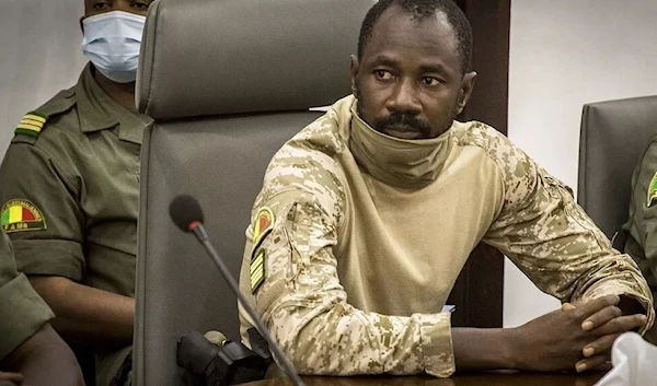 Colonel Assimi Goita at the Ministry of Defense in Bamako, Mali, August 22, 2020 (Copyright © africanews AP/Copyright 2020)