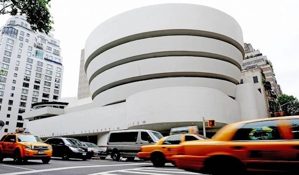 A view along Fifth Avenue of the Guggenheim Museum taken in New York in 2009. (AFP)