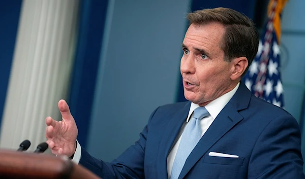 National Security Council spokesman John Kirby speaks during a press briefing at the White House, Wednesday, July 26, 2023, in Washington (AP Photo/Evan Vucci)