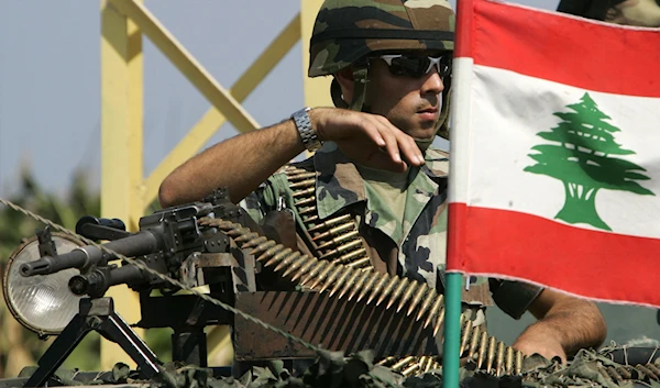 A Lebanese soldier manning a machine gun, Tyre, Lebanon Saturday, September 16, 2006 (AP)