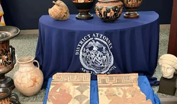 Stolen archaeological treasures returned to Italy.  (Italian Ministry of Culture)