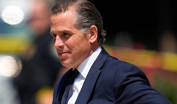 resident Joe Biden's son Hunter Biden leaves after a court appearance, Wednesday, July 26, 2023 (AP)