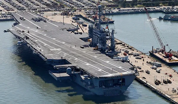 Polls show spike in sexual harassment reports on US aircraft carriers