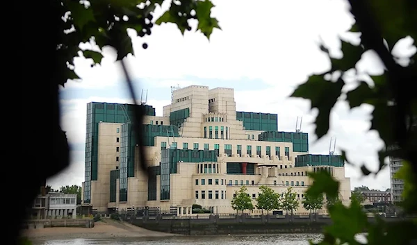 An image of the MI6 building in Vauxhall Cross, London, UK in an undated photo (AFP)